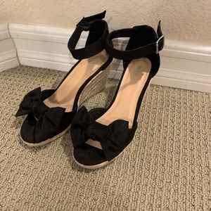 Old Navy - Black Wedges - Size 7